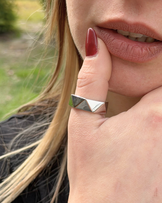 Anello Svitato — Argento 925