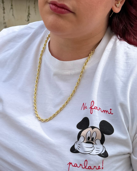 Collana Diva – Catena intrecciata dorata
